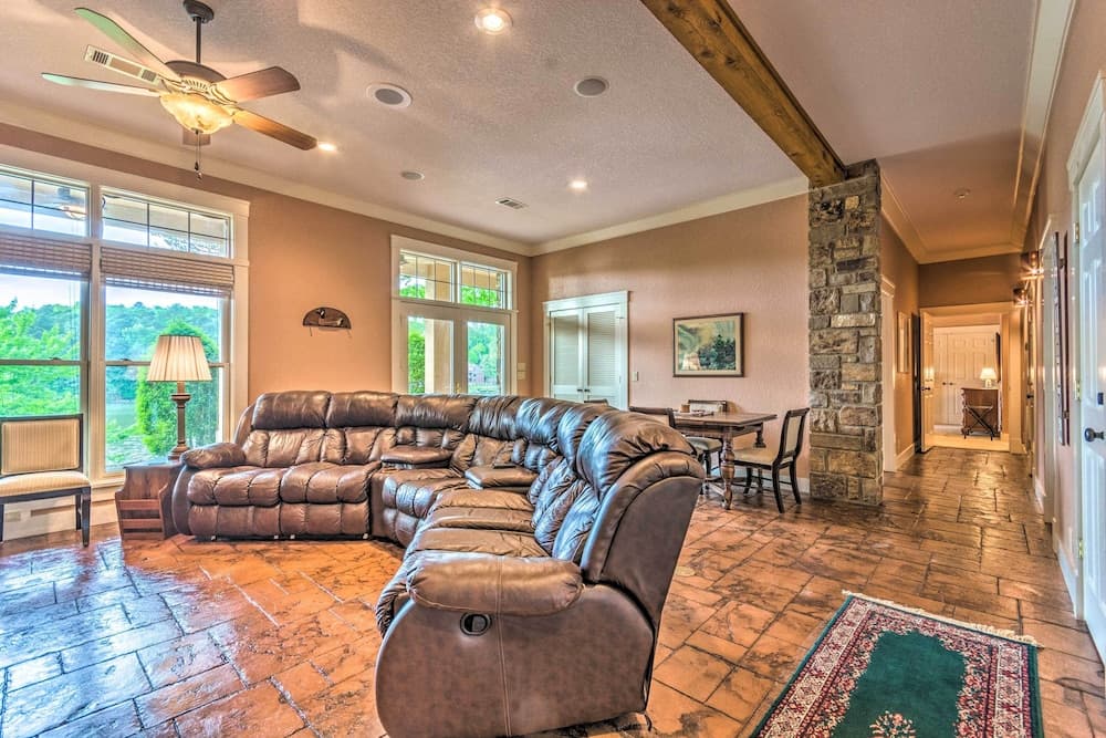 Private Dock + Water Views: Hot Springs Abode!