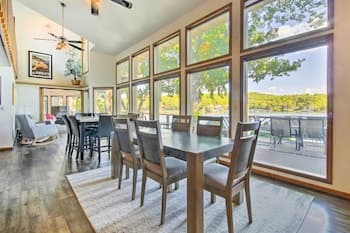 Waterfront Sunrise Beach Home w /hot Tub & Dock!