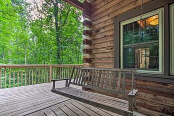 Log Cabin in the Woods w/ Deck, Game Room, Hot Tub