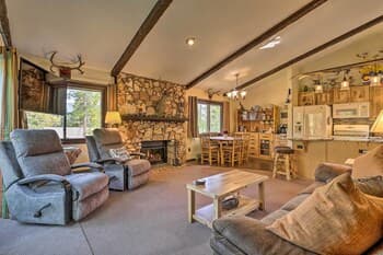 Updated Cabin w/ Rustic Charm - Walk to Town!