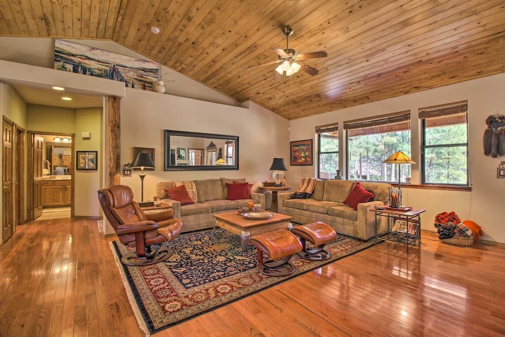 Near Golf & Hikes: Torreon Cabin w/ Furnished Deck