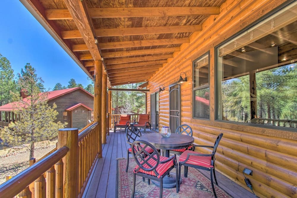 Near Golf & Hikes: Torreon Cabin w/ Furnished Deck