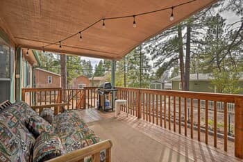 Munds Park Cabin w/ Wraparound Deck & Grill!