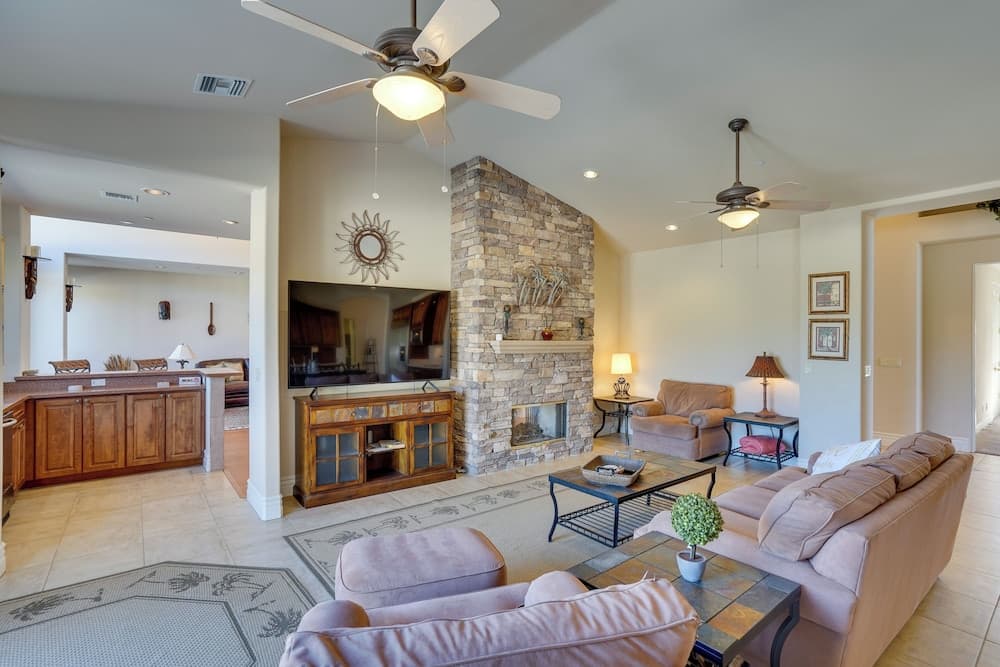 Hot Tub, Yard & Views: Spacious Cave Creek Home