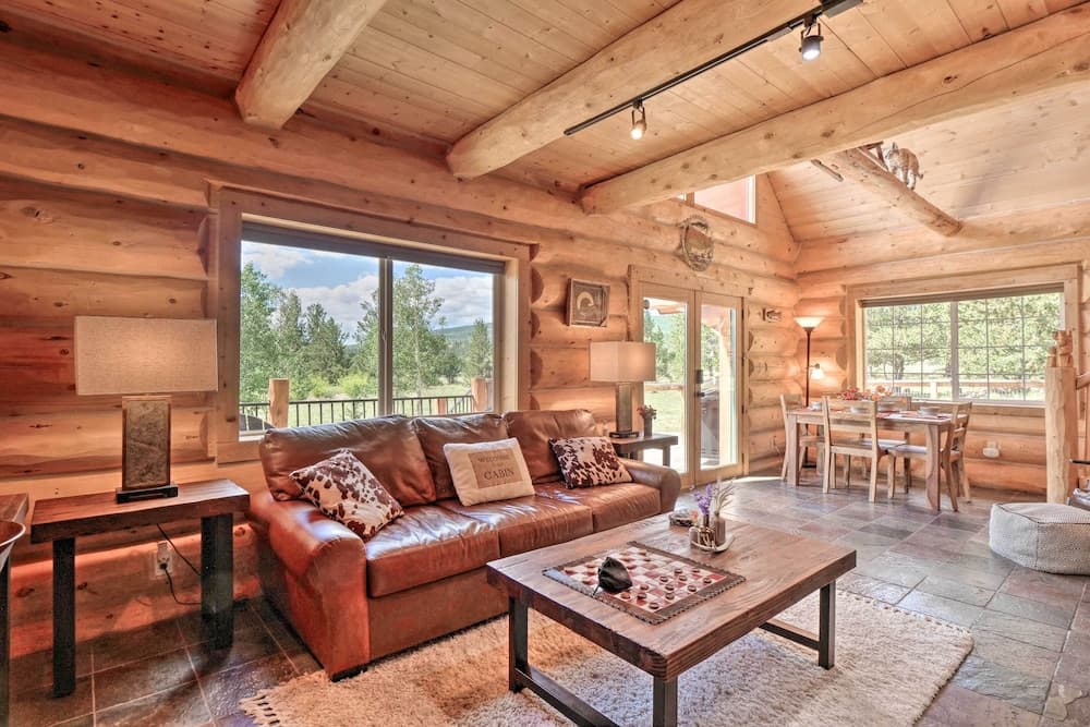 Chic Fairplay Cabin With Deck & Mountain Views!
