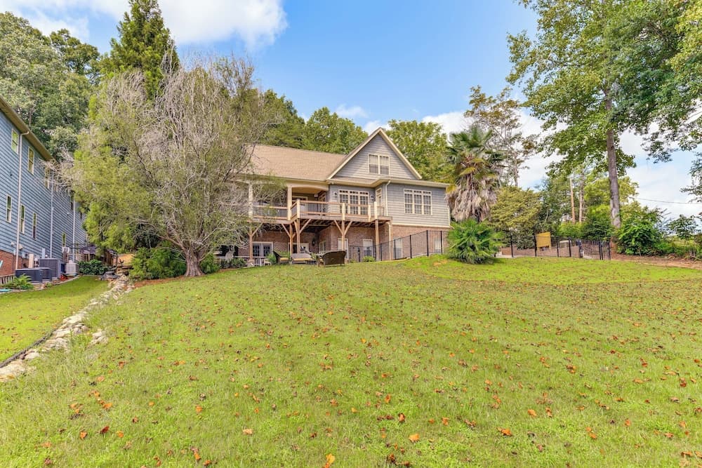 Waterfront Sherrills Ford Home w/ Pool & Boat Dock