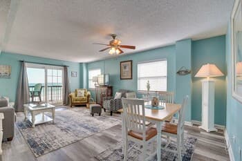 Beach Getaway w/ Pool Access + Patio W/ocean View!