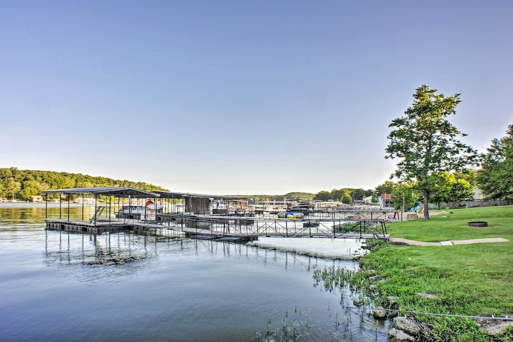 Boat Dock, Game Room: Lakefront Sunrise Beach Home