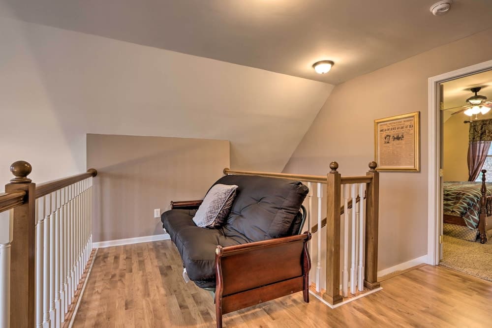 Deck & Fire Pit: Lake-view Osage Beach Home!