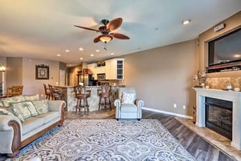 Classy Lakefront Condo w/ Balcony & Pool Access!