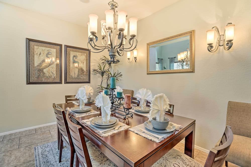 Luxe Goodyear Home w/ Serene Backyard & Game Room