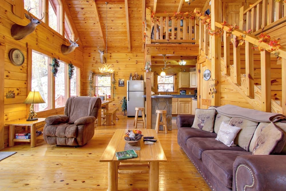 Secluded Smoky Mountain Cabin w/ Wraparound Deck!