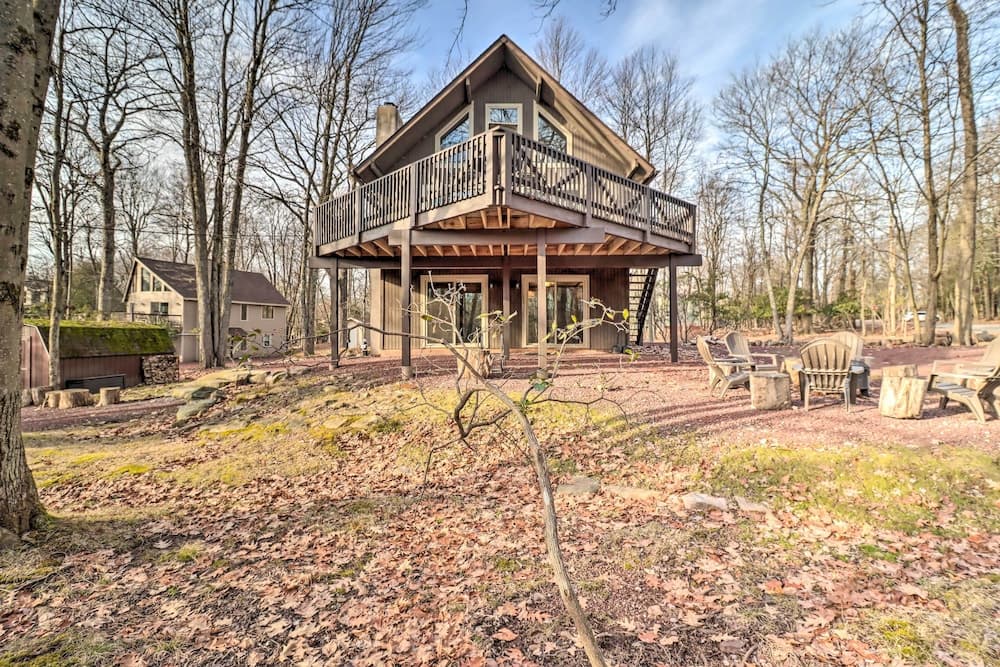 Lake Harmony Access: Home w/ Game Room + Fire Pit!