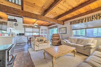 Arnold Cabin w/ Game Room 6 Mi to White Pines Lake