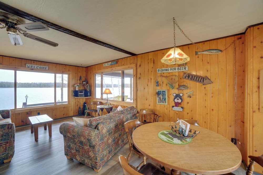 Lakefront Cabin w/ Private Dock & Beach!