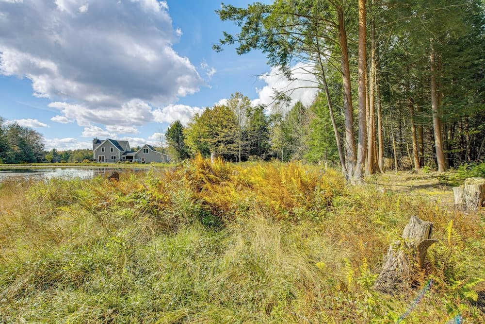 Spacious & Secluded Forksville Home: Fire Pit