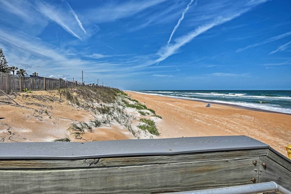 Oceanfront Ormond Beach Getaway w/ Balcony!