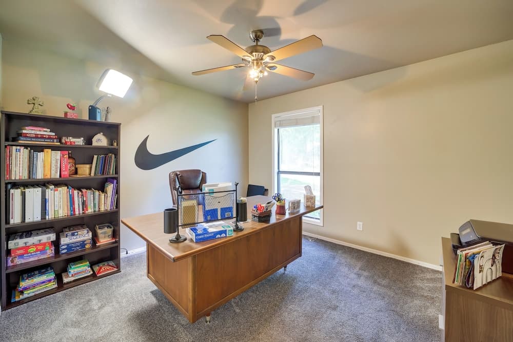 Spacious Arkansas Abode w/ Balcony & Fire Pit!