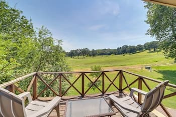Spacious Arkansas Abode w/ Balcony & Fire Pit!
