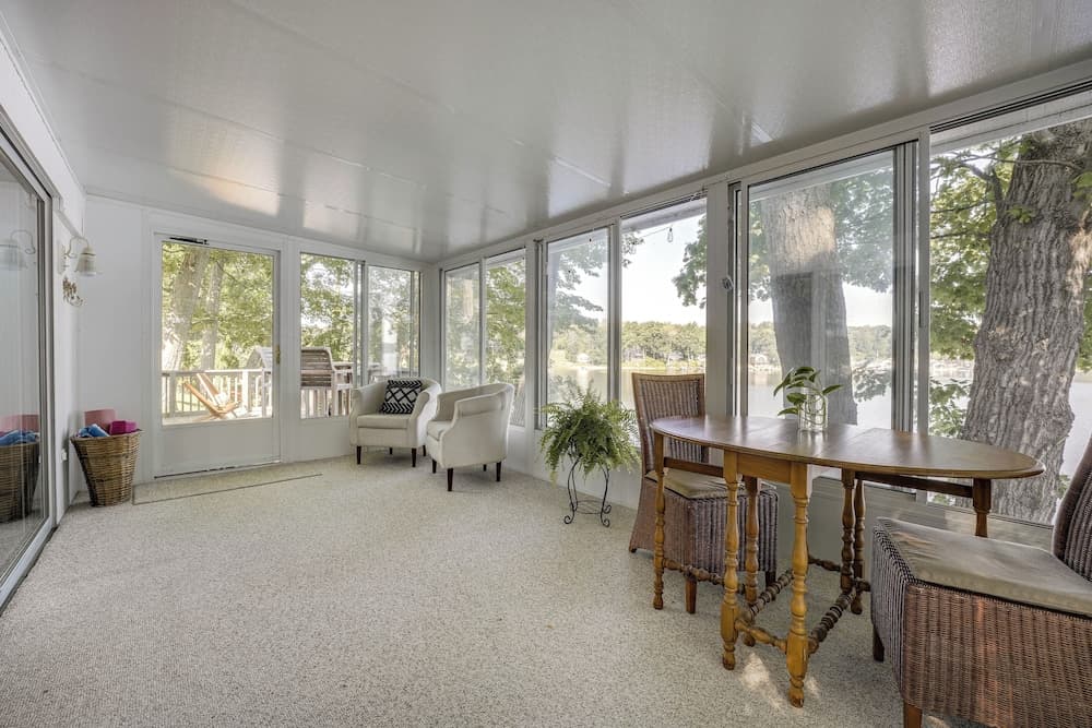 Delton Oasis Retreat w/ Lake Views & Deck!