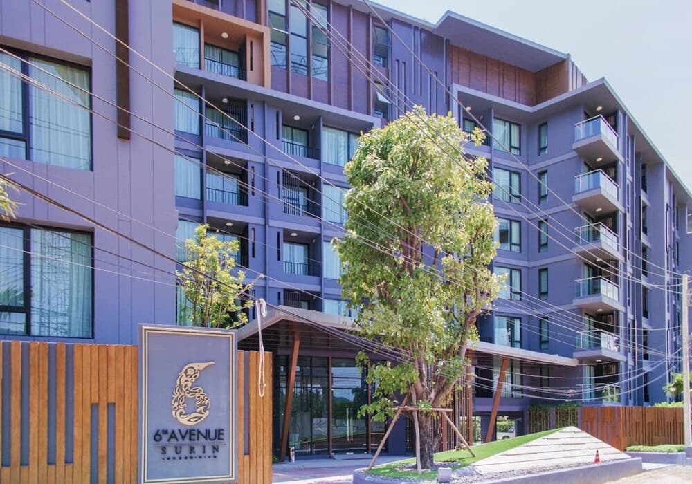 6Av 705 - Luxury Condo in Surin Beach Rooftop bar Pool and gym