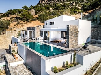 Hillside Villa With Private Waterfall Pool and Glorious Terrace With Panoramic Views