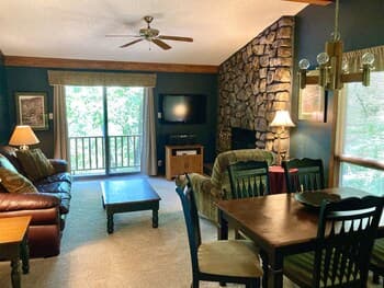 Forest View, Log-sided two Bedroom, two Bath Condo on Lake Ouachita. by Redawning