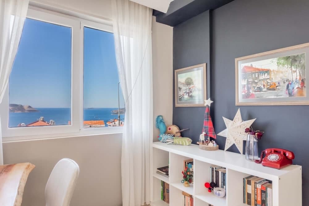 Furnished Cozy Flat With Wide Sea View in Kas