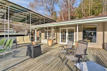 Floating 'cabana Exotica' on Grand Lake w/2 Docks!