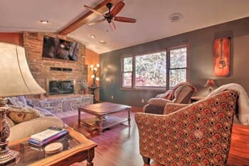 Spacious Getaway w/ Game Room & Norfork Lake View!