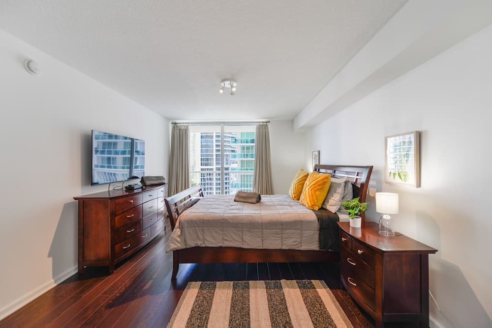 Pool view from Exclusive Brickell Condo