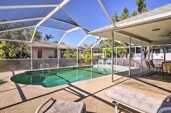 Breezy Marco Island Home w/ Pool - Walk to Beach!