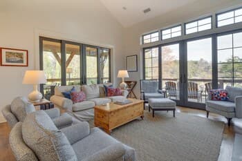 Waterfront Lake Lure Getaway w/ Private Beach!