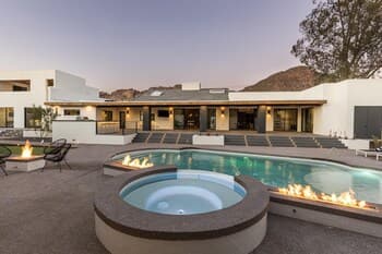 Luxury Retreat - Camelback Mountain Views Theater Sauna Heated Pool Spa