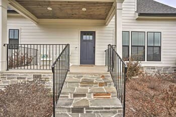 Scenic Mtn Retreat w/ Wooded Backyard + Fire Pit!