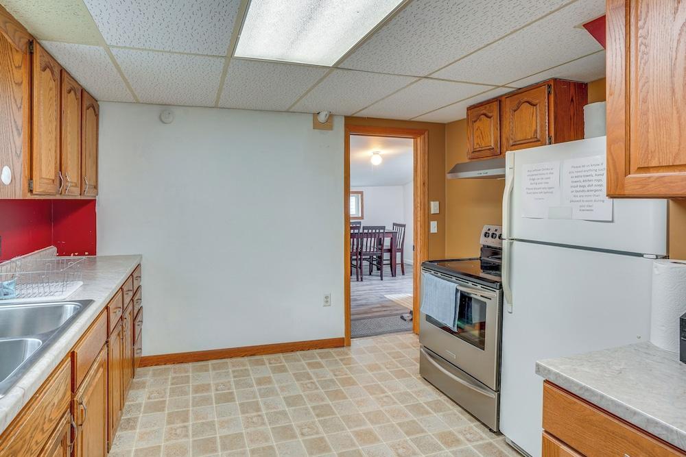 Serene Devils Lake House w/ Deck + Fire Pit!