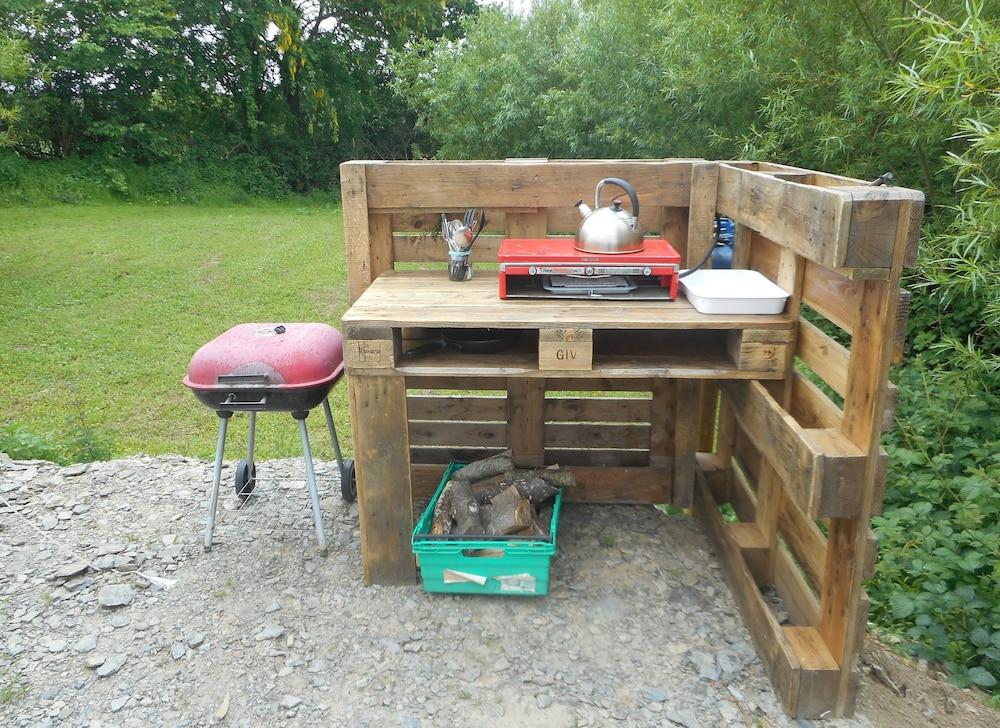 Ceridwen Glamping, Double decker Bus and Yurts