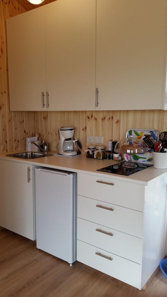 Hekla Cabin 1 Volcano and Glacier View