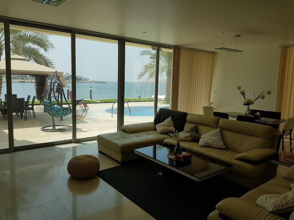 Luxury villa with private pier