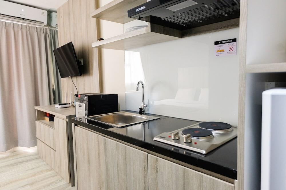 Minimalist Studio Room at Bintaro Icon Apartment