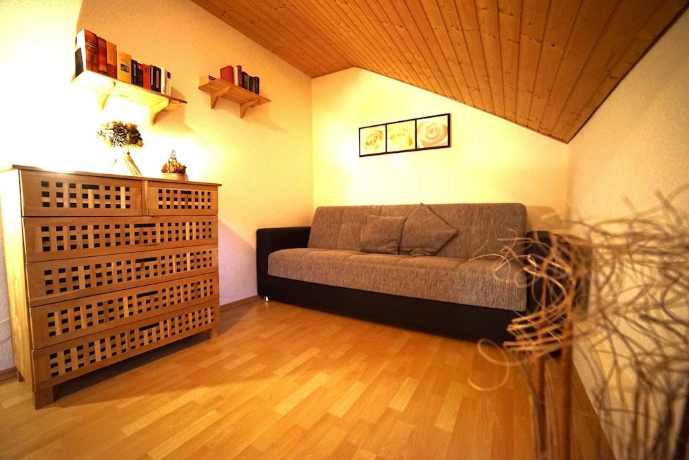 Ferienwohnung im Wald mit Kamin