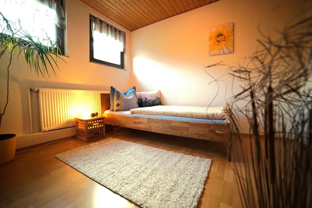 Ferienwohnung im Wald mit Kamin