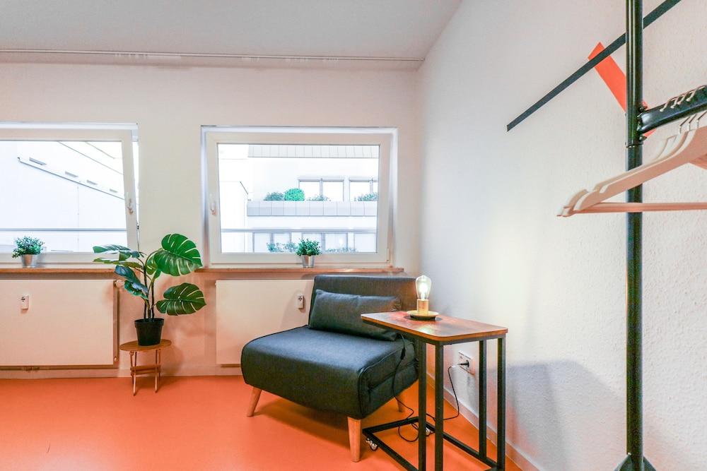 Modern hostel room for 3