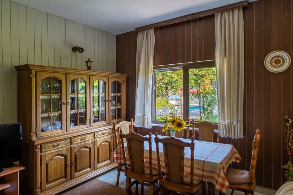 Sunflower house with a pool