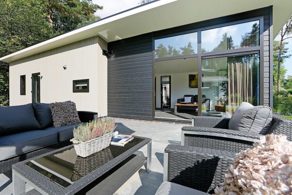 Modern Chalet With a Smart TV Near Forest