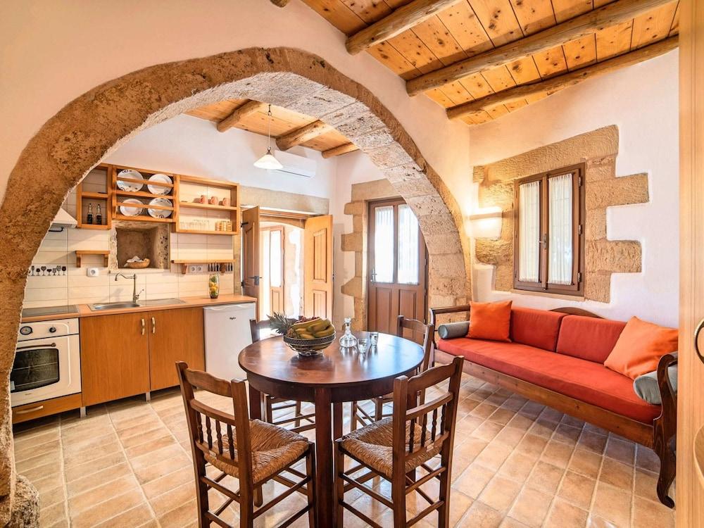 Venetian Mansion, 2 Separate Houses, Heated Pool in Kastellos, North-west Coast