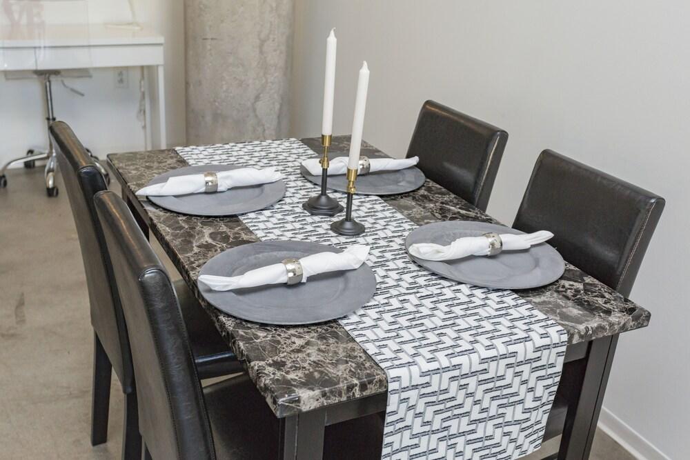 Industrial Chic Condo with Balcony