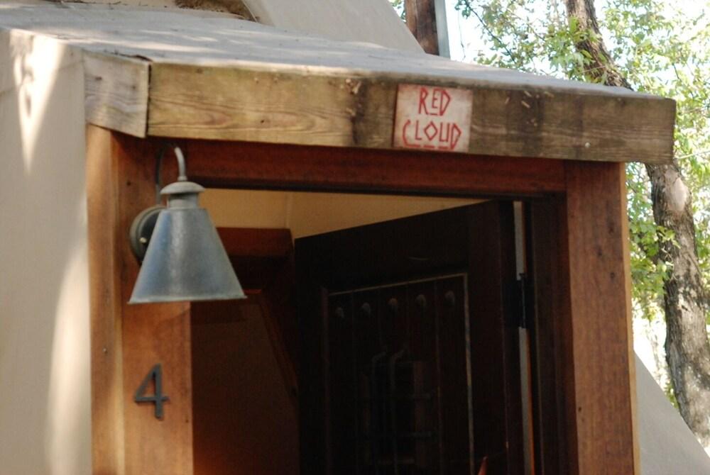 Red Cloud Tipis 4 on Guadalupe River