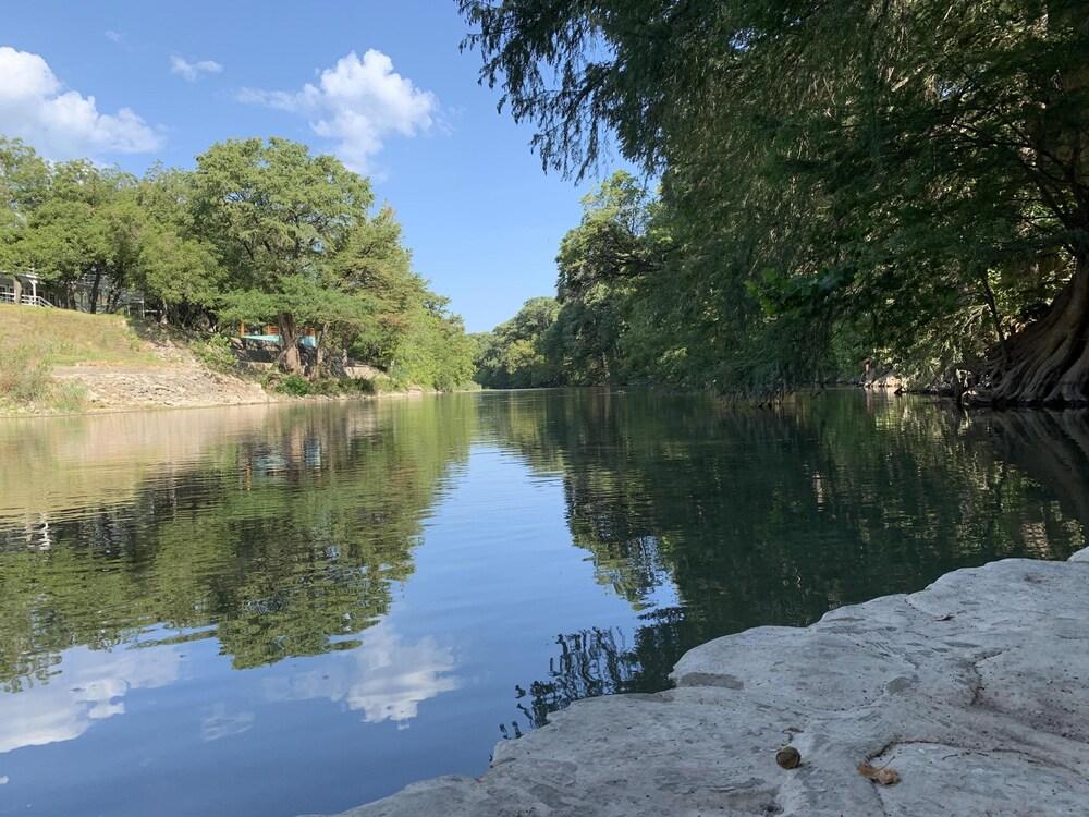 Rising Moon 8 - Tipis on Guadalupe River