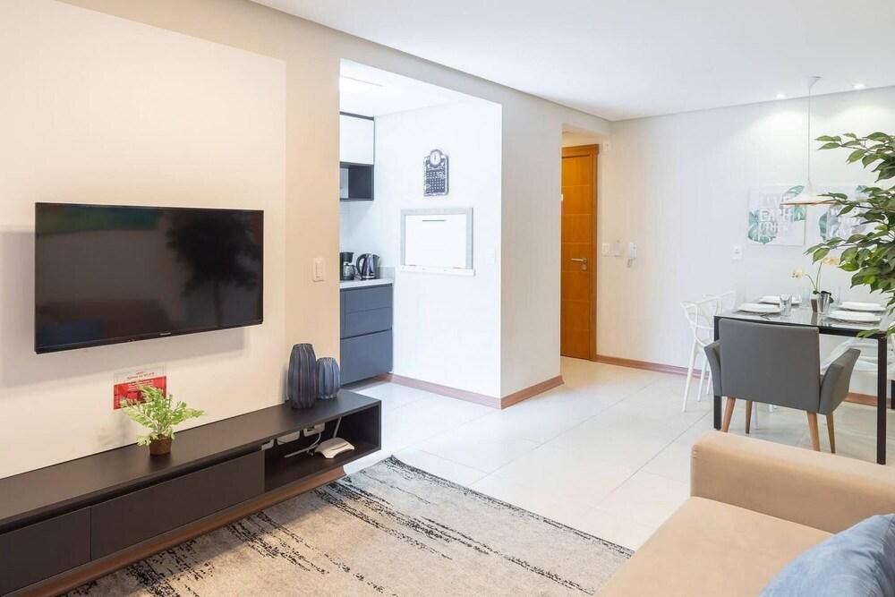 Lindo E Moderno Apartamento De 2 Quartos Em Gramado